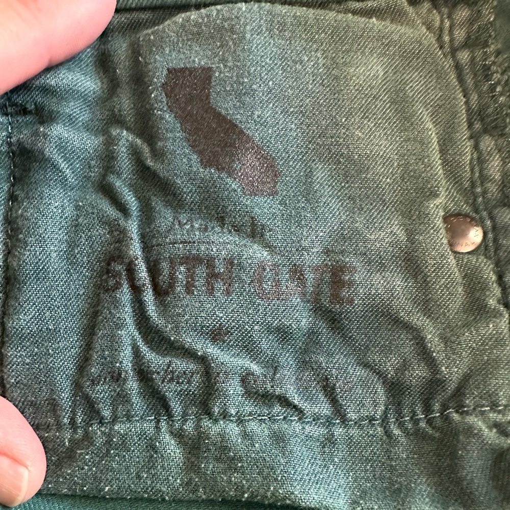 AG Adriano Goldschmied Stevie Jeans Slim Straight Ankle Green Size 28 - Picture 10 of 12
